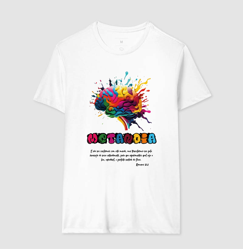Camisa Masculina Metanoia Rm12:2
