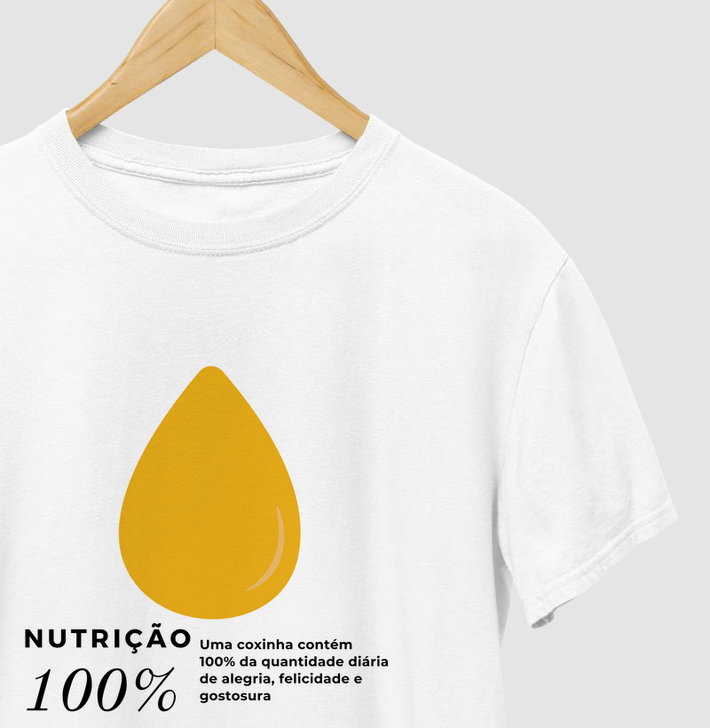 CAMISETA - "100% COXINHA"