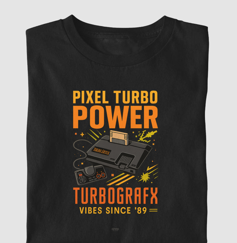 ConArt Pixel Turbo Power Turbografx Vibes