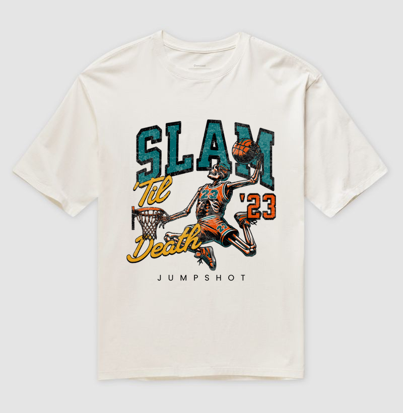 Camiseta Oversized JumpShot Slam Death