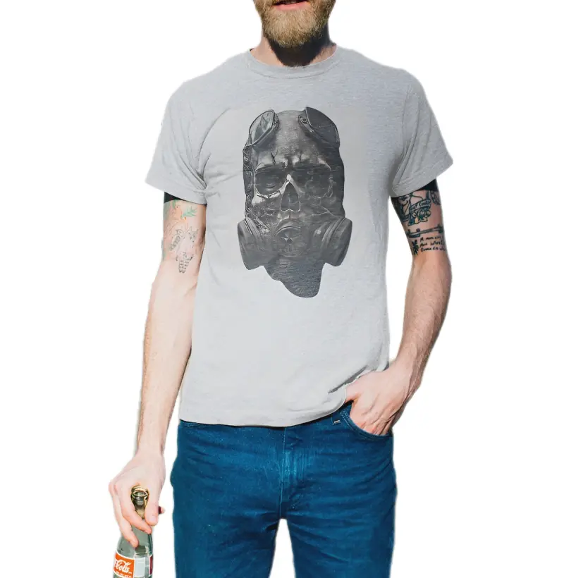 Camiseta Básica Caveira Estilo