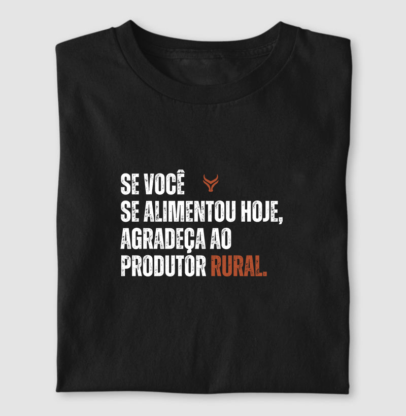 Se você se alimentou hoje, agradeça ao produtor rural 