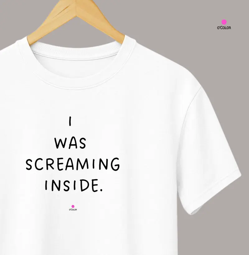 I WAS SCREAMING INSIDE = EU GRITAVA POR DENTRO