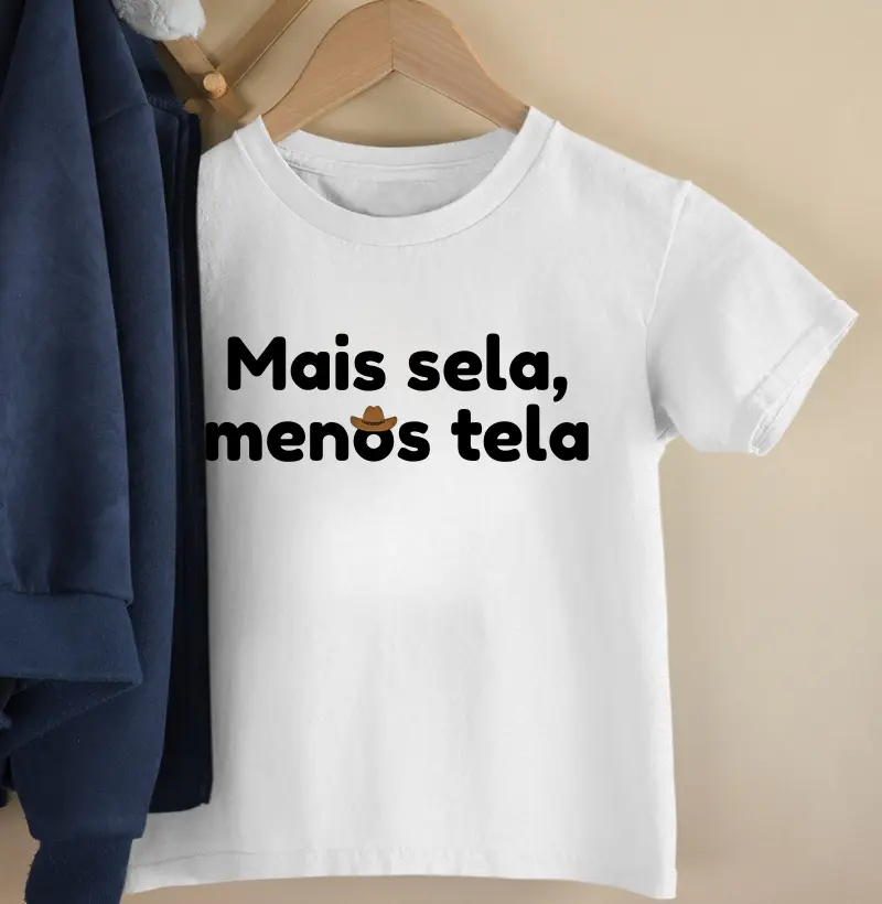 Mais sela, menos tela - Kids