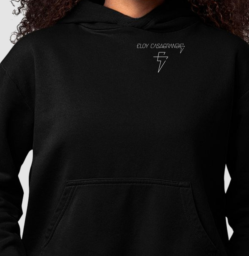 Hoodie Moletom Oficial Eloy Casagrande #04 - Preta Manga Longa