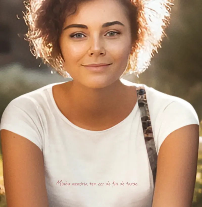Minha memória tem cor de fim de tarde.
