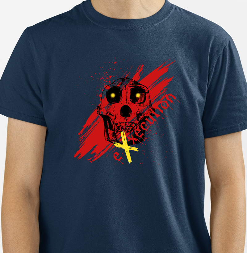 36- CAMISETA CAVEIRA EXECTUION I