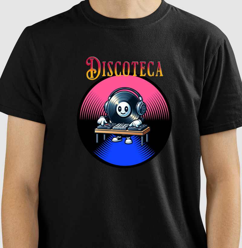 camiseta disco
