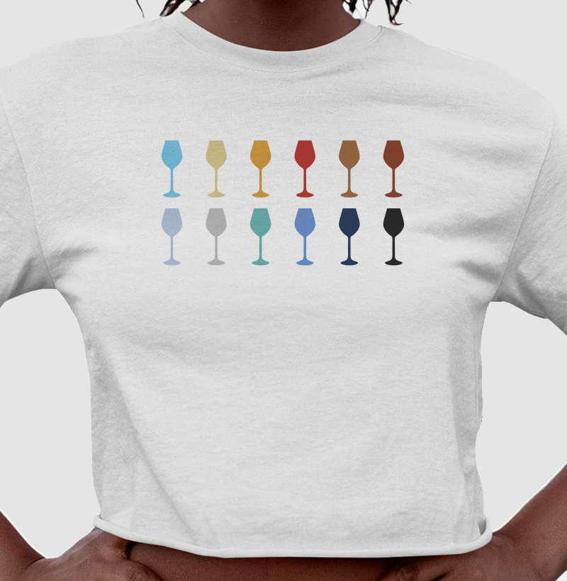 Camiseta Taças Coloridas