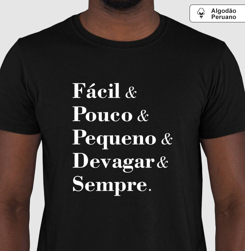 Fácil Pouco Pequeno Devagar Sempre