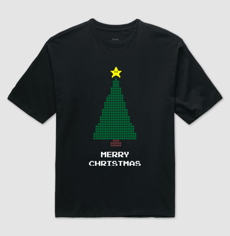 Pixel Christmas Tree – Think Tee