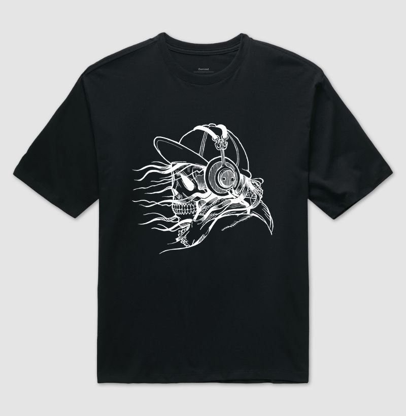 Oversized Caveira Wind (V. White)
