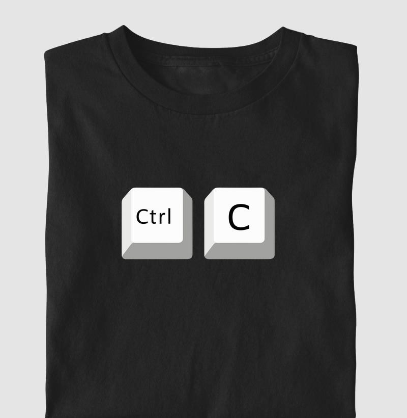 Camiseta Dias dos Pais Ctrl + C (DIV)