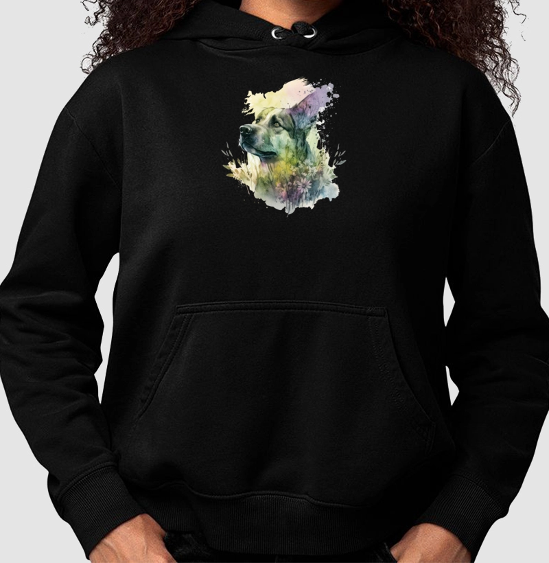 Dog Water Color - Moletom Hoodie 