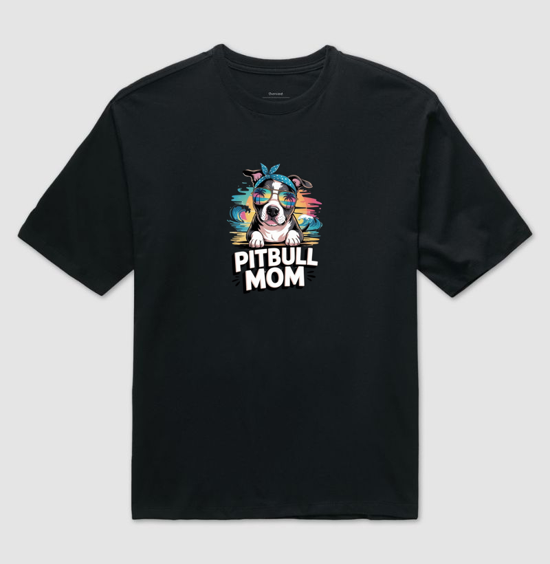PIT BULL MOM ÓCULOS E BANDANA
