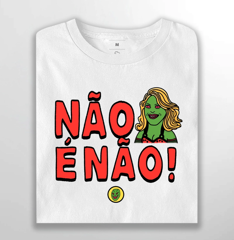 Camiseta Madonna - Não é Não