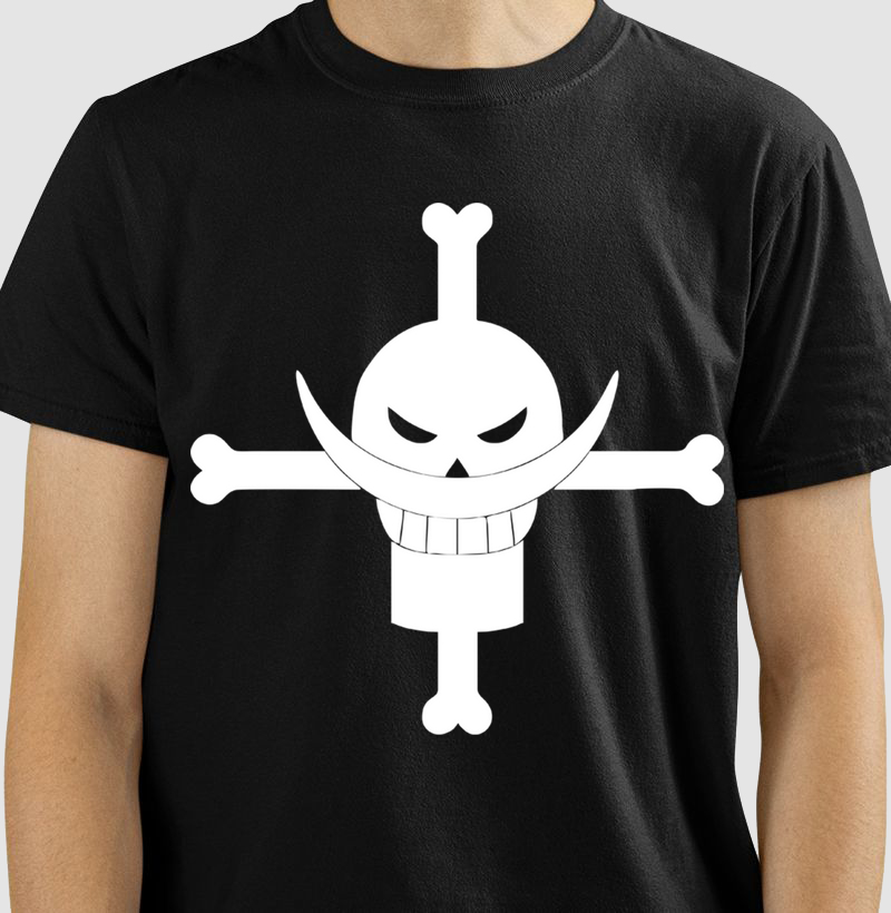 T-shirt Caveira Barba Branca (V. White)