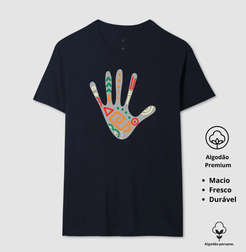 Camiseta Animalis DNA Africano 100% Algodão Peruano