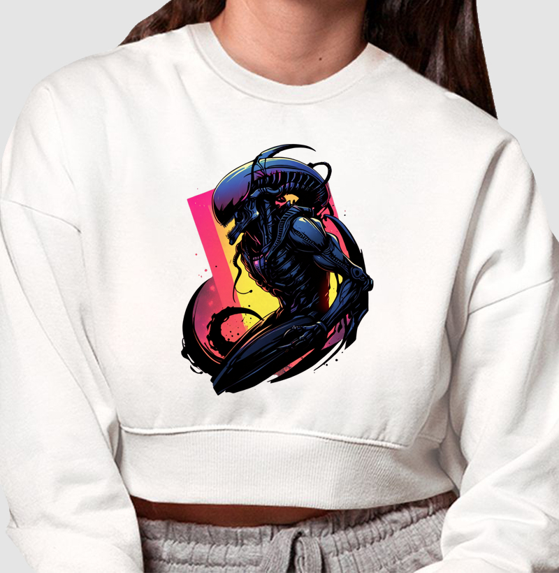 Moletom Cropped Forma Hostil