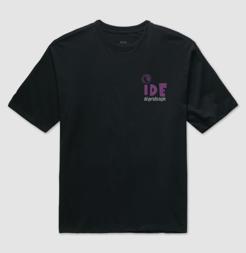 CAMISETA OVERSIZED "IDE"
