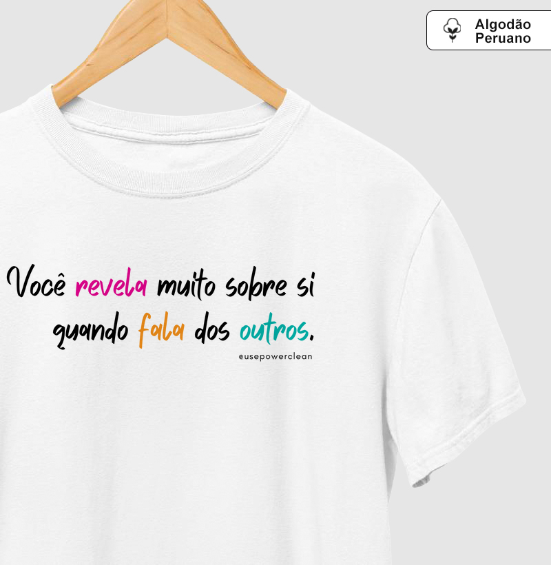 Você revela sobre si quando...