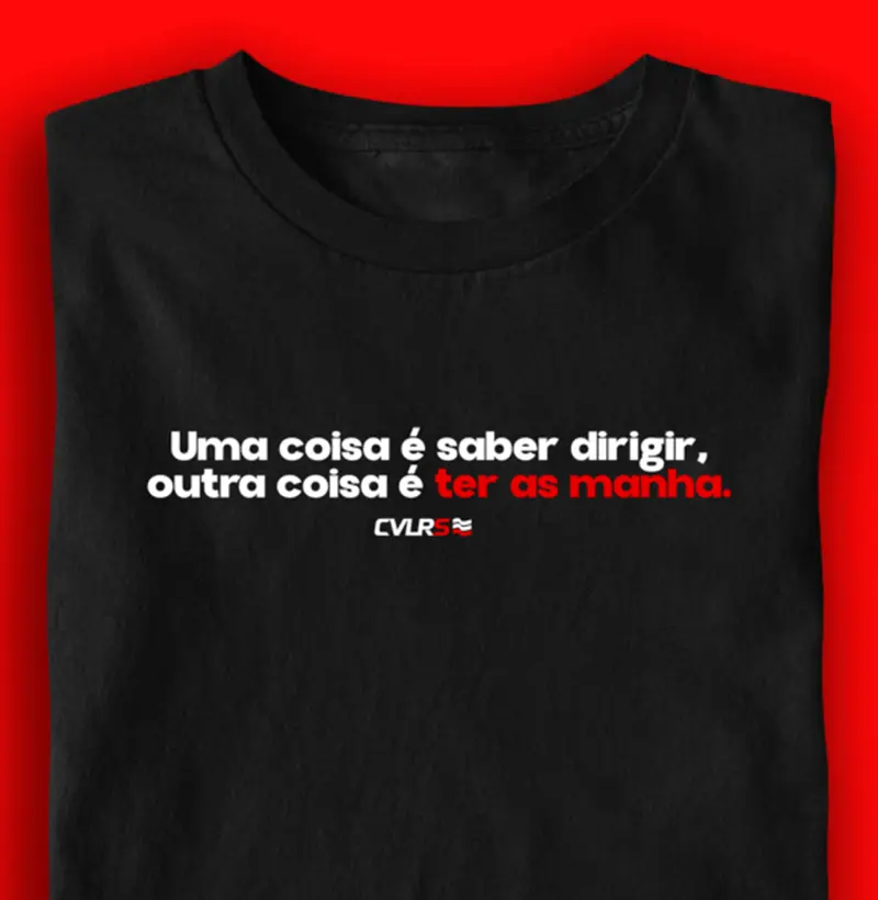Uma coisa é saber dirigir, outra coisa é ter as manha.