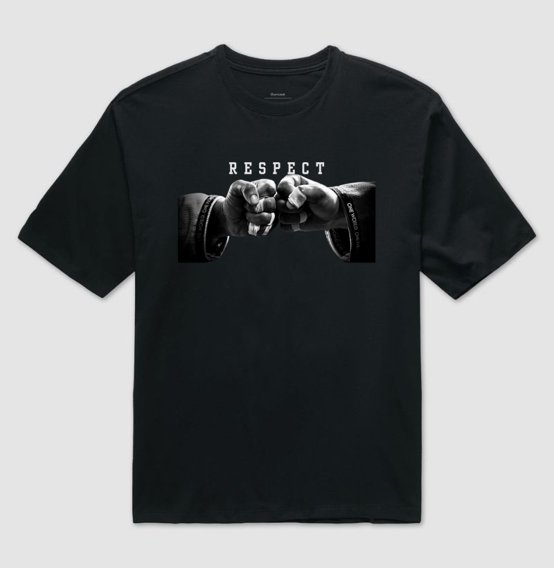 Camiseta Oversized Respect