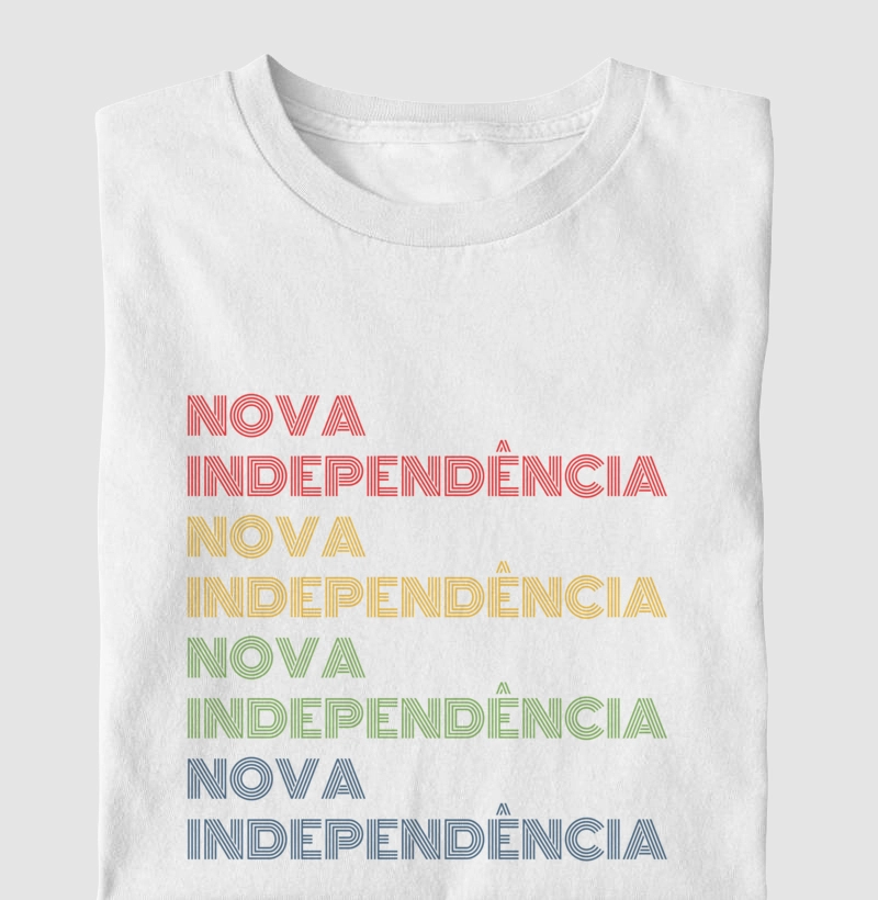 Nova Independência Letreiro Retrô