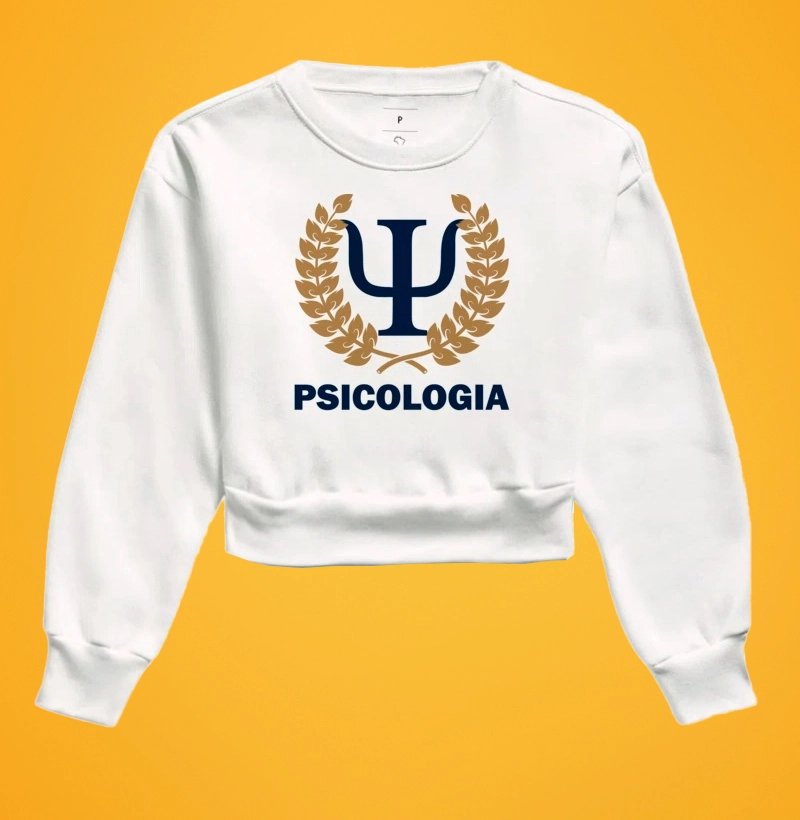 Moletom Cropped Símbolo da Psicologia