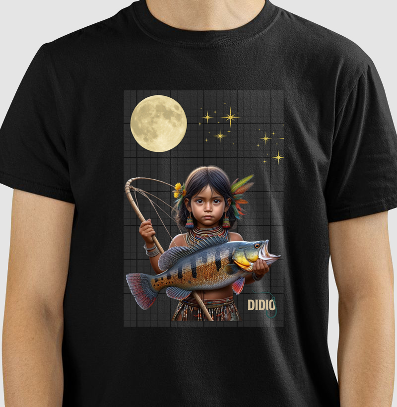 Camiseta índia com Tucunaré