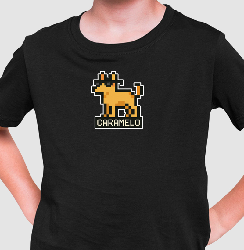 Camiseta Infantil Caramelo Reset8Bit