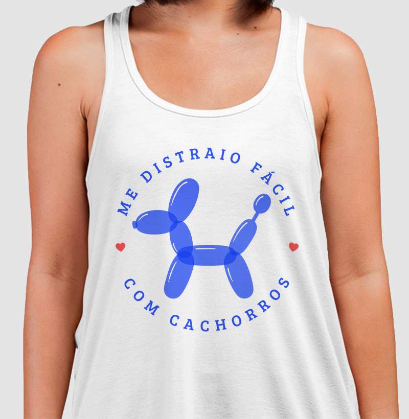 Me distraio fácil com cachorros