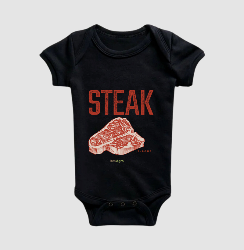 Body Infantil  T-Bone  Agro