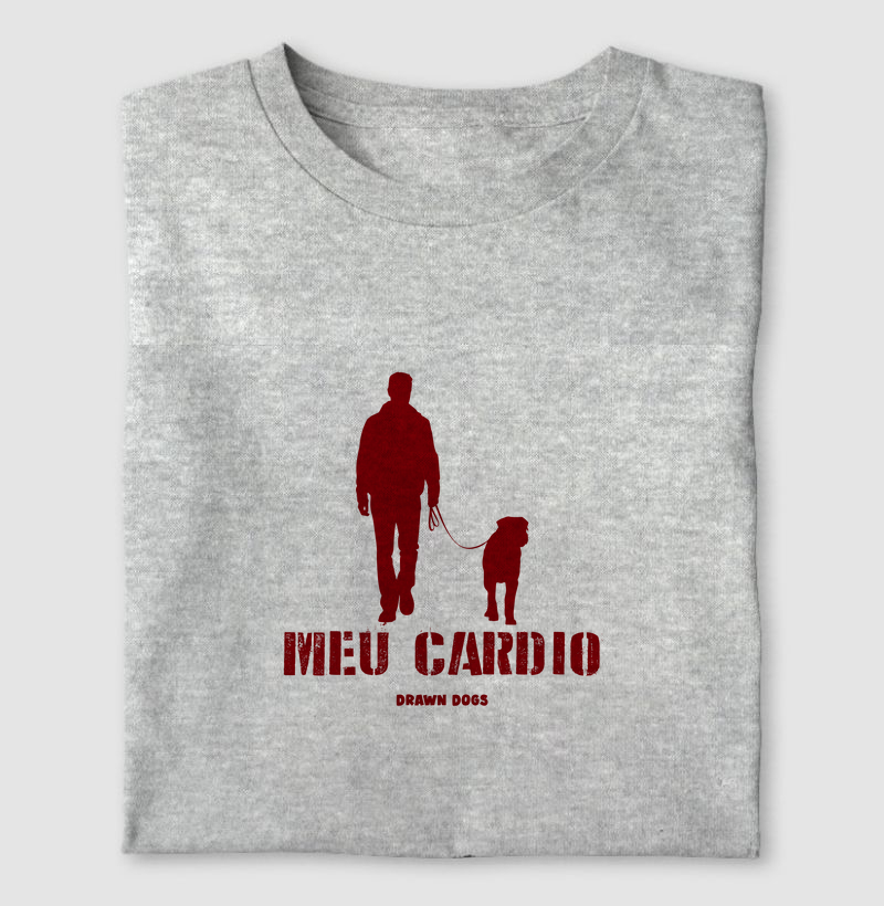 Meu cardio - homem e cachorro