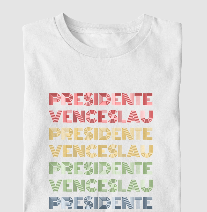 Presidente Venceslau Letreiro Retrô