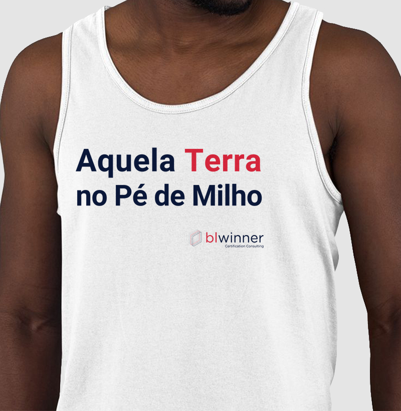 Regata unissex Terra no pé de milho