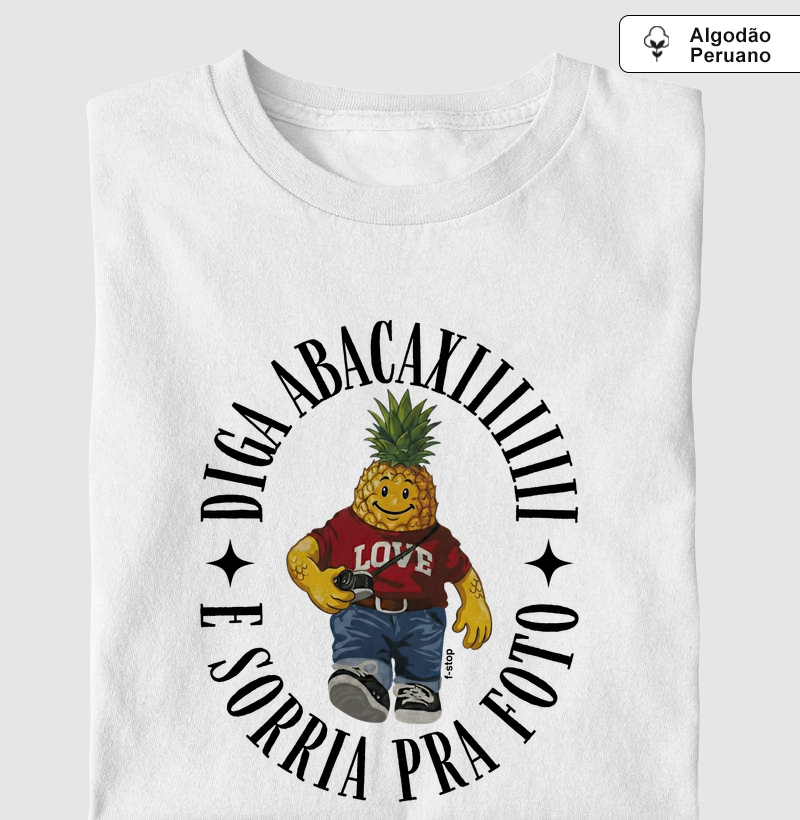 Diga abacaxi e sorria pra foto