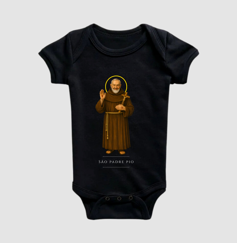 Camiseta Católica — São Padre Pio de Pietrelcina