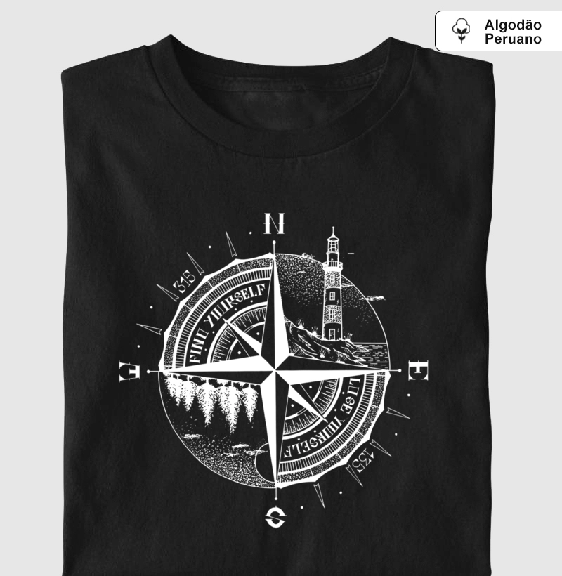 Find yourself or lose yourself - Algodão Peruano Premium