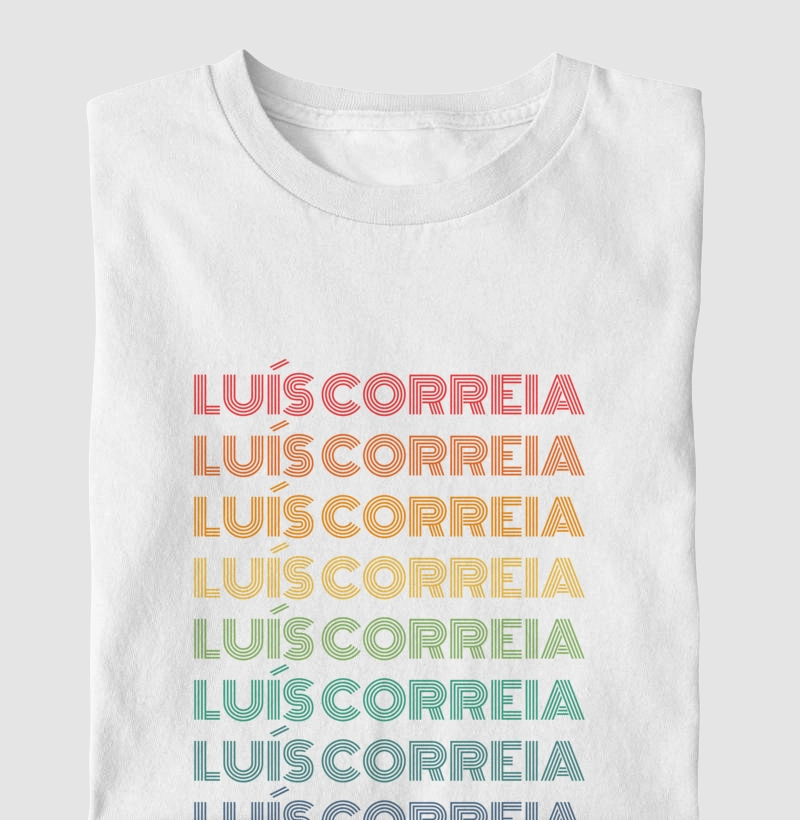 Luís Correia Letreiro Retrô
