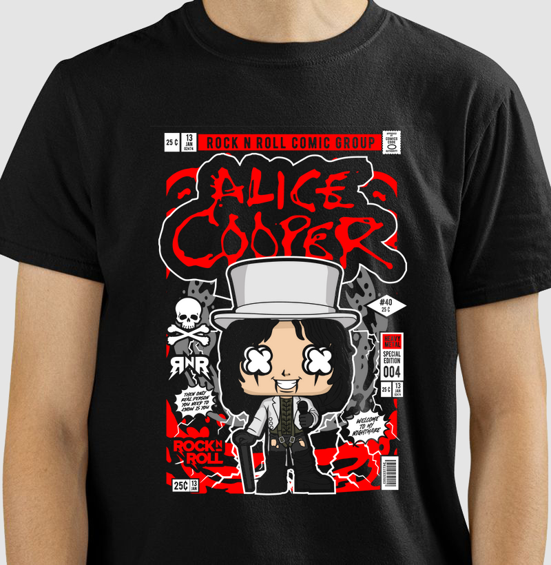 Camiseta - Alice Cooper