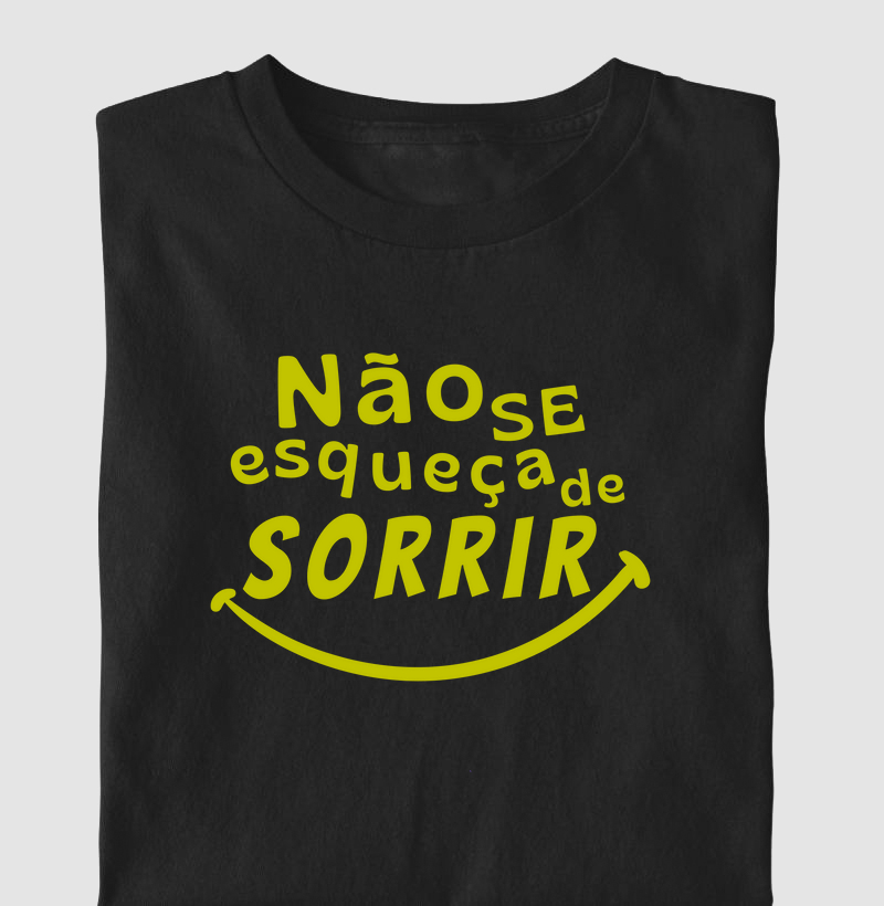 Não se esqueça de sorrir