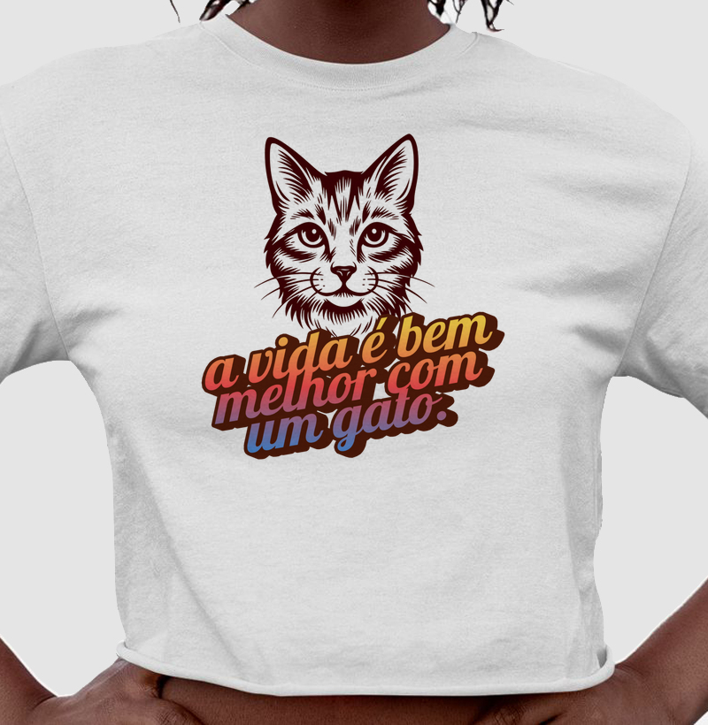 A vida é bem melhor com um gato