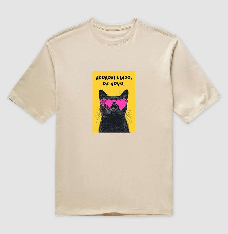Camiseta Oversized Acordei Lindo