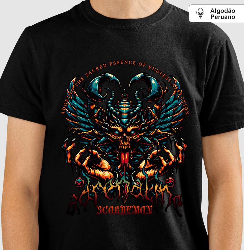 Scardemon - Produto Premium - Algodão Peruano