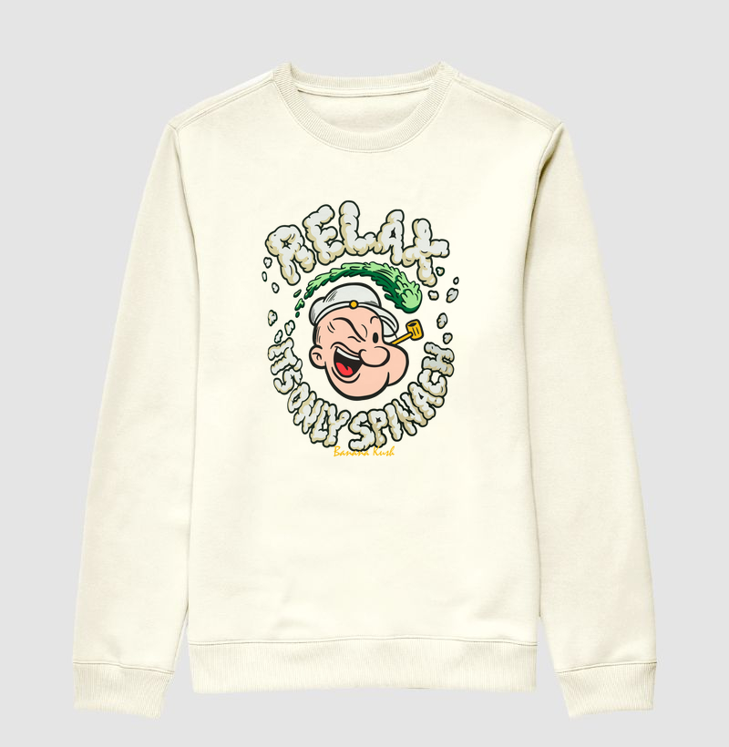 It's Only Spinach Moletom Premium