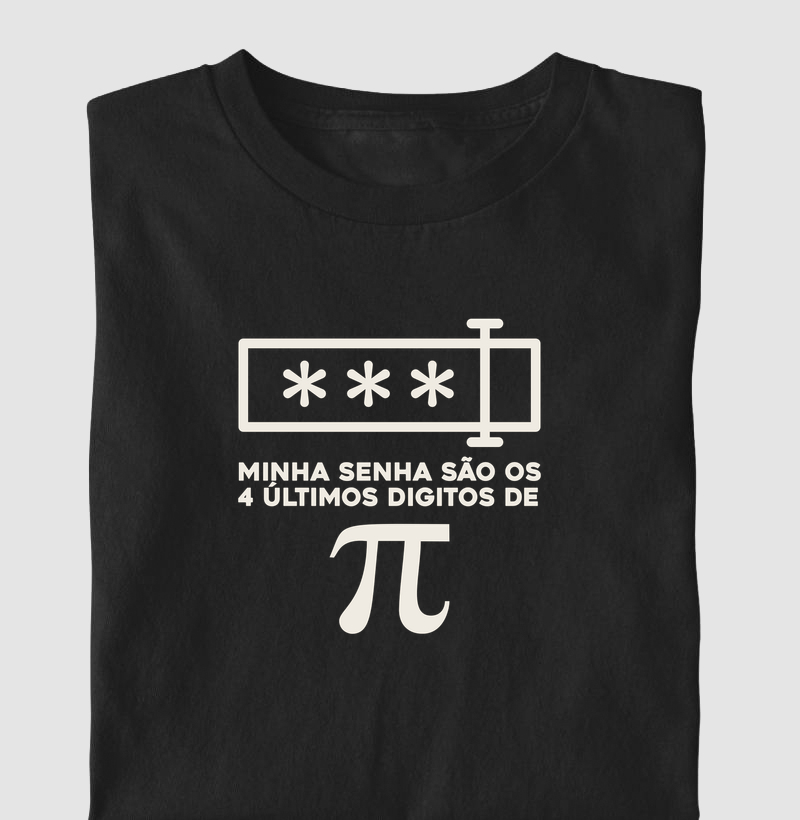Minha senha são os 4 últimos dígitos de pi