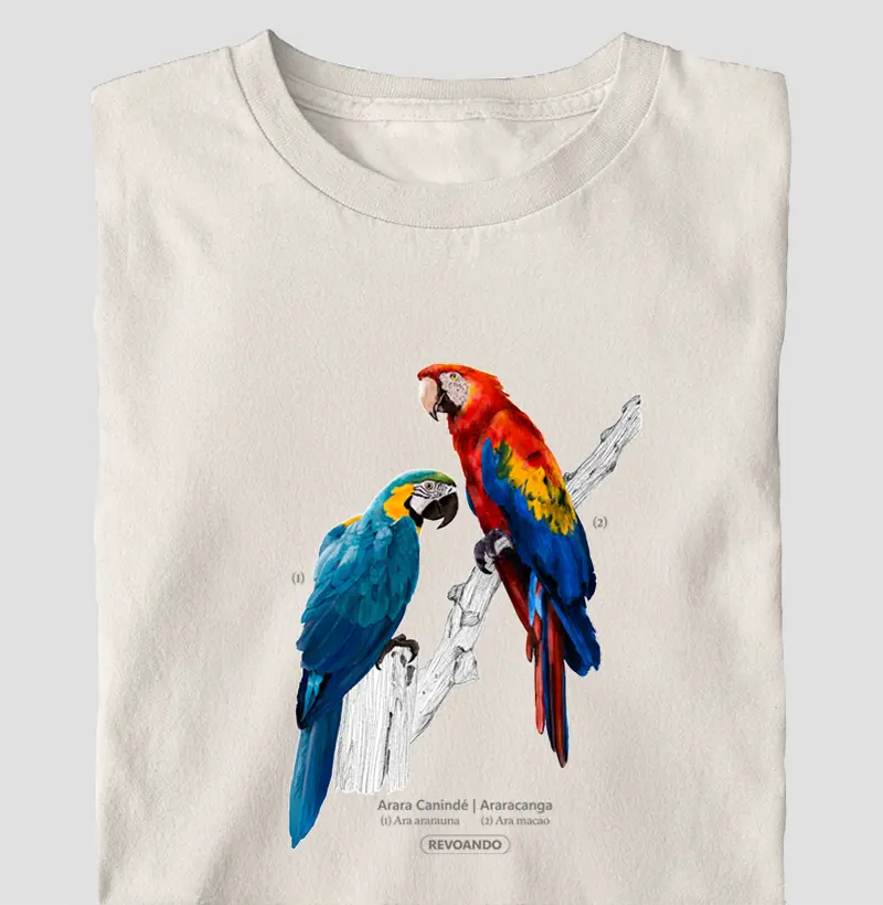 Aves do Brasil - Arara Canindé e Araracanga - Oversized