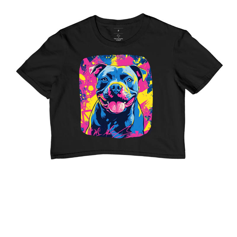 PIT BULL AZUL NEON