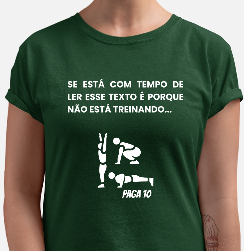 Se está com tempo de ler esse texto é pq não está treinando ... paga 10 white